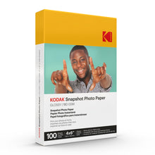 Load image into Gallery viewer, New Fun KODAK Snapshot Photo Paper Gloss - 4x6 inches packs