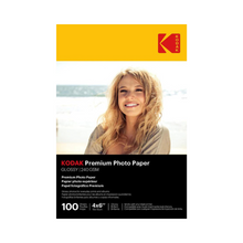 Load image into Gallery viewer, KODAK Premium Photo Paper - 4x6 inches - 100 Photo Sheets
