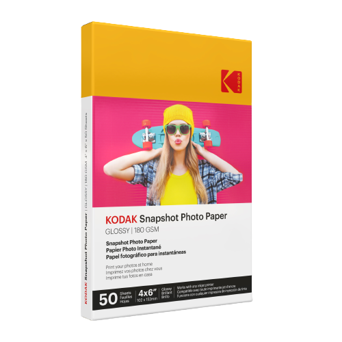 New Fun KODAK Snapshot Photo Paper Gloss  - 4x6 inches packs
