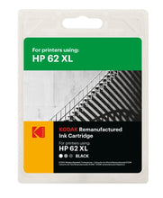 Load image into Gallery viewer, KODAK Replacement for HP - Black Ink cartridge - HP 62XL - diyphotopaper
