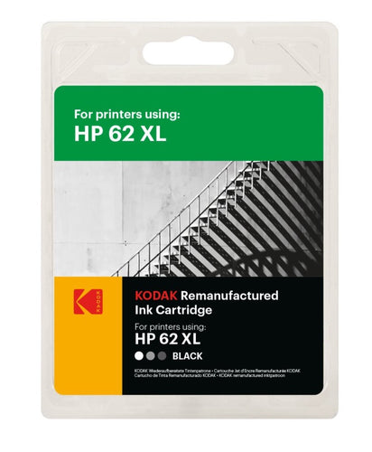 KODAK Replacement for HP - Black Ink cartridge - HP 62XL - diyphotopaper