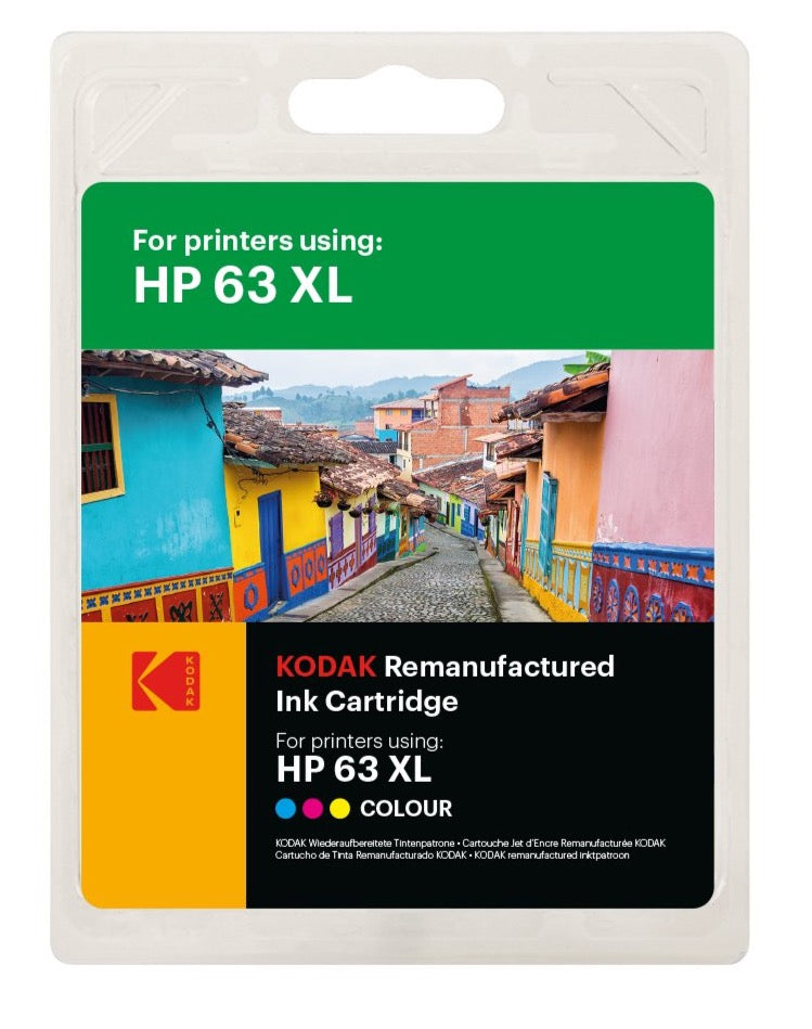 KODAK HP63XL Color Ink Cartridge - diyphotopaper