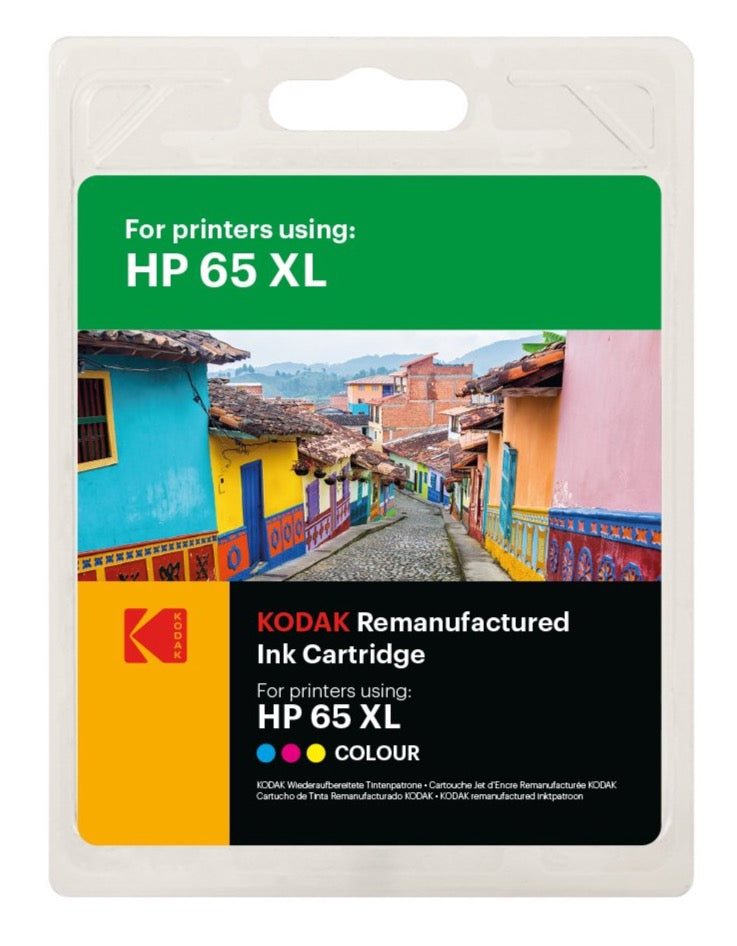 KODAK Replacement for HP - Ink Cartridges HP65XL - Color - diyphotopaper