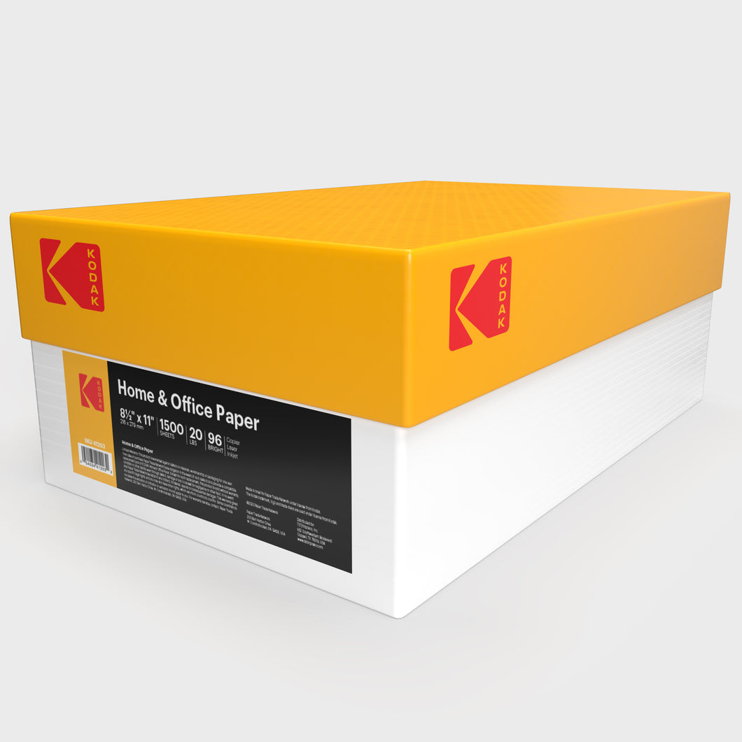 KODAK Home & Office Copy Paper, 8.5 x 11 inches - 1500 Sheets (3 Reams x 500 sheets in each) - diyphotopaper