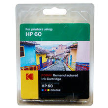 Load image into Gallery viewer, KODAK Replacement for HP - Ink Cartridge - HP60 - Color - diyphotopaper
