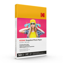Load image into Gallery viewer, New Fun KODAK Snapshot Photo Paper Gloss  - 4x6 inches packs
